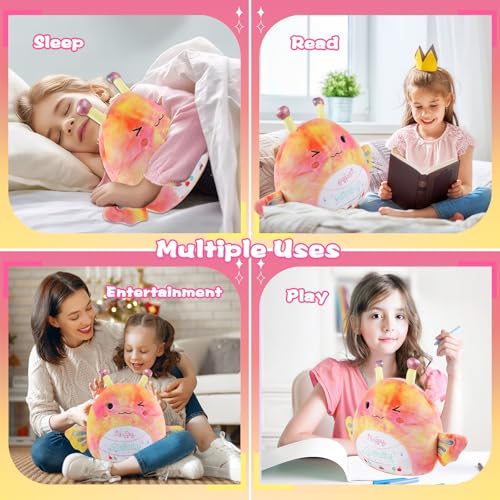 Image of Stuffed Animal Butterfly Plush Toys 14 Inch Soft Unicorn Plushies Pillow Cute Rainbow Plushies Room Decoration Birthday Gifts for Kids Toddlers Girls and Boys (Large Butterfly)
