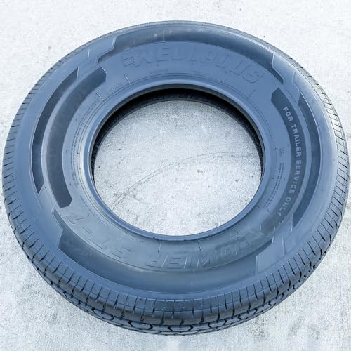 Set of 4 (FOUR) WellPlus Power ST-1 Semi-Steel Heavy Duty Premium Trailer Radial Tires-ST235/80R16 235/80/16 235/80-16 123/119M Load Range E LRE 10-Ply BSW Black Side Wall