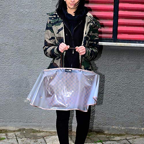 bag rain coat OriginalClub Clear Waterproof Cover – Lightweight Rain Slicker for Tote Bags, Purses, and Handbags in Mini, Small, Medium and Large Size Options : Clothing, Shoes & Jewelry Size:4/0 - 38 ct TSTBC-701MH The adjustable hem cinches Antique fishing tackle event
