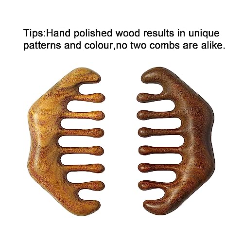 Peine de Madera Natural para Masaje y Cuidado Diario miniatura 3
