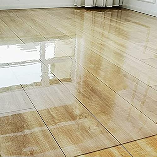 Tapis de sol transparent 1,5 mm pour fauteuil de bureau à la maison