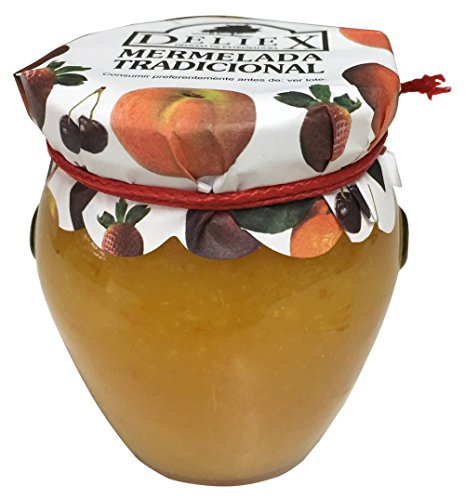 Tarro de cristal con mermelada de Naranja y Miel de Romero de 250gr detalles para bodas, comuniones y bautizos