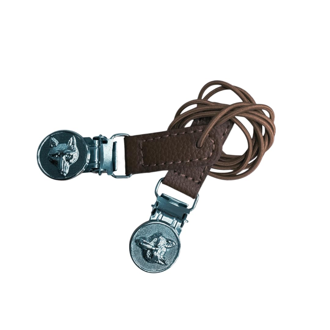 Equetech Showing Competition Number Clips - Adjustable - One size fits all! NEW (Brown)