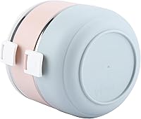 Vista 9 de Fiambrera + Fiambrera térmica portátil de acero inoxidable Contenedor de alimentos (2 capas)