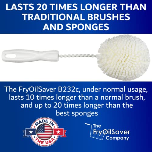 Wineglass Brush Cleaning Set Of 2, Non Scratch Glassware Cleaning Brush And Sponge Combo Pack, 1 X Crystal Stemware Washing Brush B61C And 1 X Goblet Washing Brush B232C, Ideal Champagne Flute Brush #TOP6