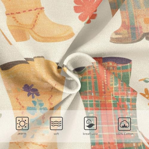 KLL Western Boots Design Boho Scotland Little Boys Comfort Briefs Cute Undies3