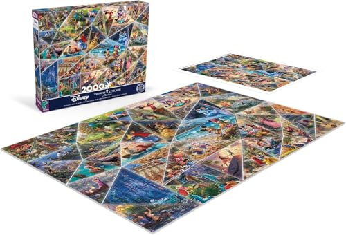 ceaco - thomas kinkade - disney collage - 2000 piece jigsaw puzzle