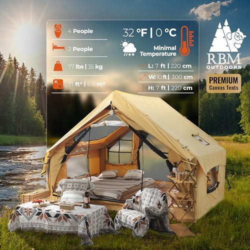Carpa Inflable de Lona para Camping RBM Outdoors para 2–6 Personas miniatura 2