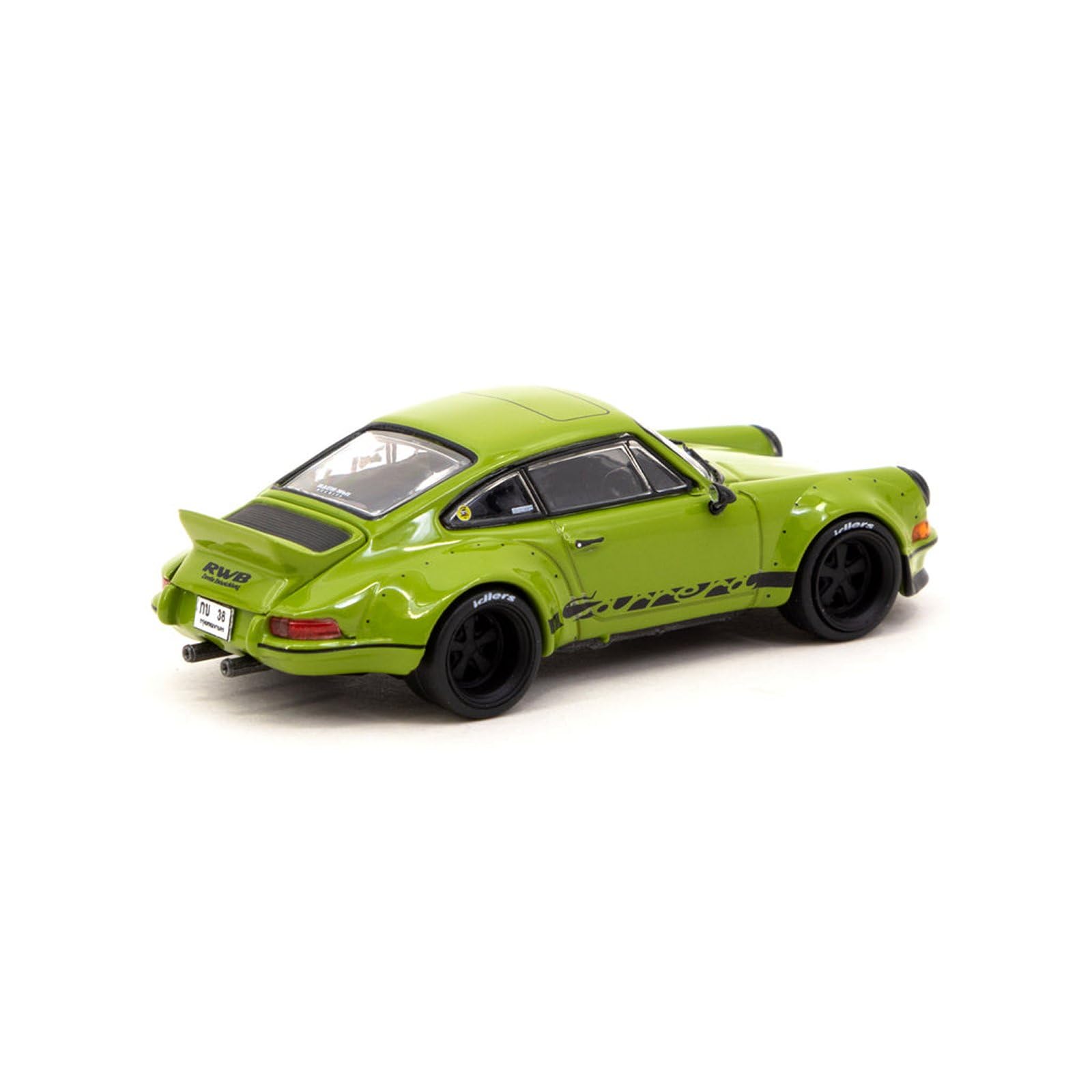 Tarmac Works 1/64 RWB Backdate オリーブグリーン Tarmac Works 1:64 scale Diecast Model Car compatible with Porsche