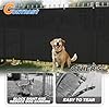 TANG Fence Privacy Screen Black 4 Feet x 12 Feet Outdoor Shade Cloth with Grommets, 150 GSM Temporary Fence Cover with Zipties Mesh Netting Fences Blockage for Backyard Garden Patio Chain Link #3