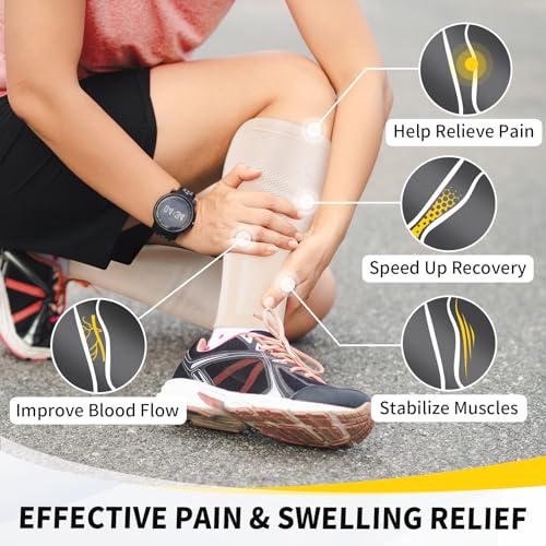 CAMBIVO Wadenärmel (hautfarben, Größe L/XL)