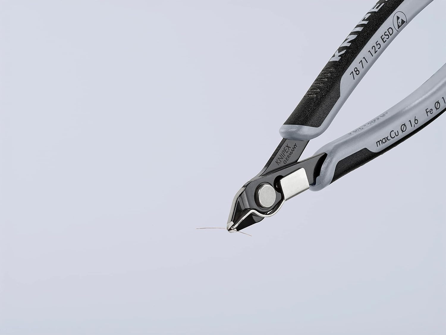 KNIPEX Elektronski Super Knips ESDmit Mehrkomponenten-Hüllen 125 mm, 78 71 125 ESD