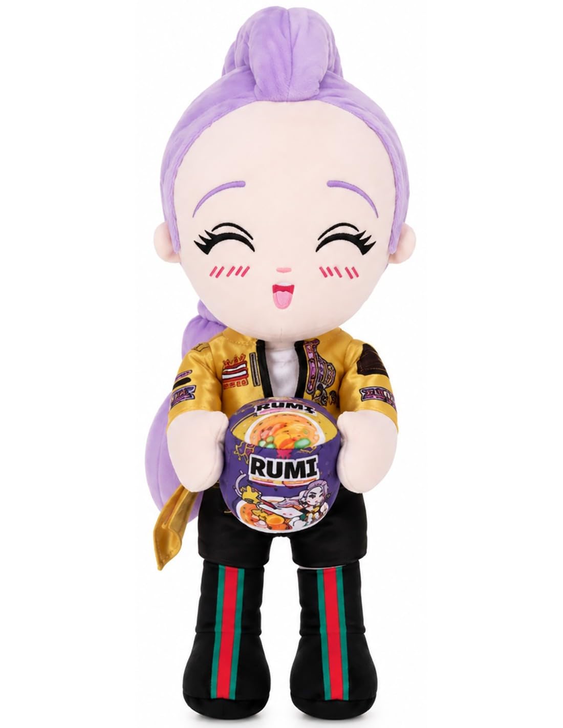 Set 3 Bambole morbide di pezza K pop Idols Stars Rumi Mira Zoey H 30 cm | Personaggi Anime Collezione Completa Fashion Dolls per bambine