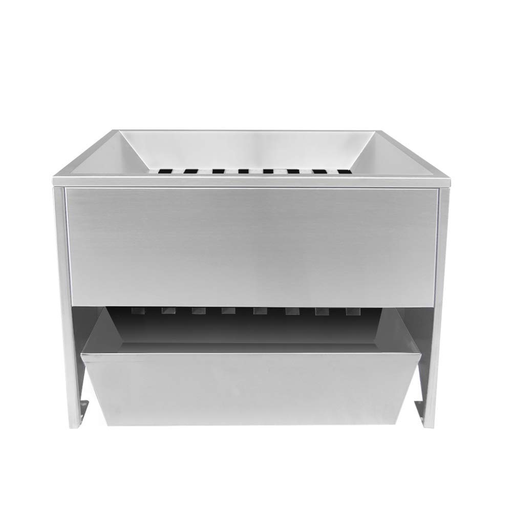 Campionatore divisore per cereali in acciaio inox, separatore di campioni di precisione per semi medi e piccoli, ideale per agricoltura e laboratorio