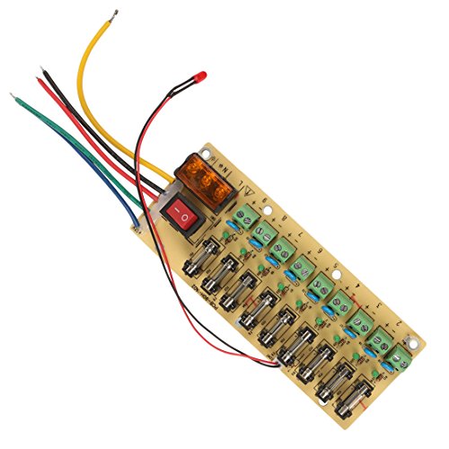 Aexit 9CH PCB Batteries, Chargers & Accessories Automatic Recovery Terminal Wiring Circuit Board for PDUs Power Supply