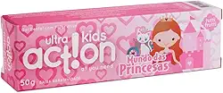 Creme Dental Infantil Mundo das Princesas Tutti Frutti, Boni Kids, Ultra Action