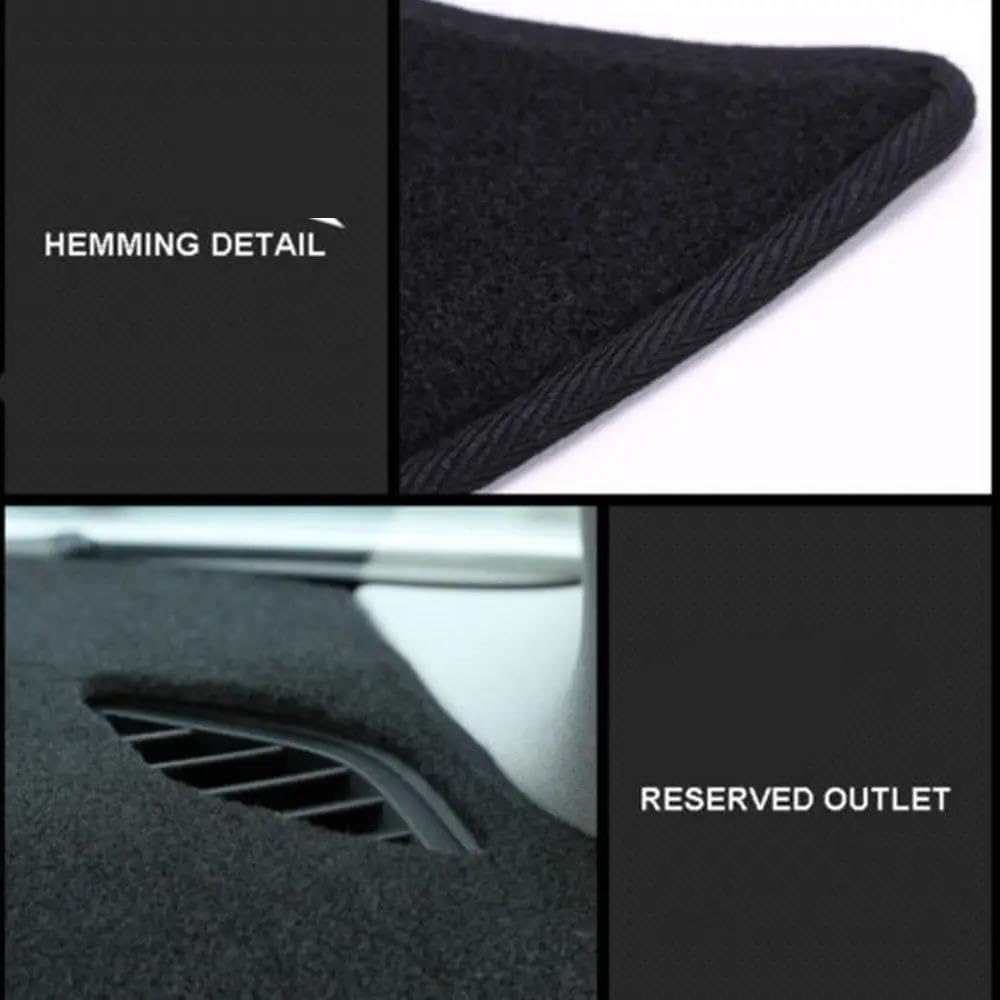 Armaturenbrett Abdeckung Dash Matte Für Toyota Für HiAce Für Pendler Für Ace 2004 2005 2006-2018 Auto Zubehör Anti-skid Dash Matte Pad Sonnenschutz Teppich(Right Hand Drive)