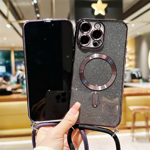 Coque TPU souple iPhone 14 Plus magnétique contre les chutes avec cordon amovible