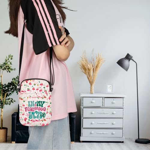 TGBJE Flamingo Crossbody Purses Bag In My Flamingo Era Gift Flamingo Lover Gifts Flamazing Flamingo Adjustable Strap Bag4