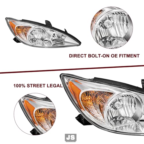 Image of JSBOYAT Headlight Assembly Fits for 2002 2003 2004 Toyota Camry SE /LE /XLE