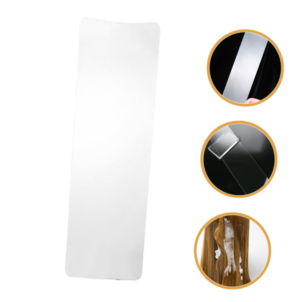 IMIKEYA Planche pour Balayage Cheveux Transparente en Pc, Outil Coiffure Facile à Utiliser, Gain de Temps pour Professionnels et Débutants en Mise en Lumière Capillaire