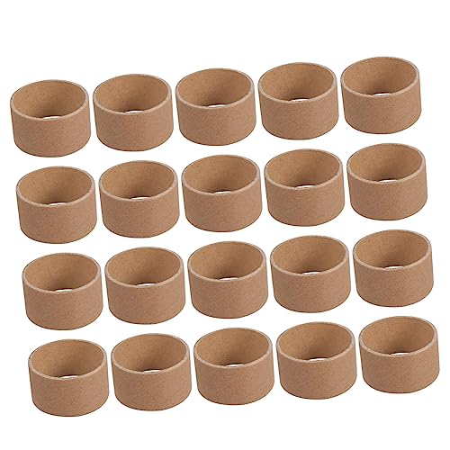 AUTSUPPL 20pcs Round Craft Paper Tubes Thick Cardboard Rolls for DIY Art Projects
