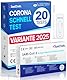 Adeste – NEUE Variante 20 x 1er Corona Schnelltest für Zuhause COVID 19 Antigen Rapid Test Swab Selbsttest. Geprüft für neuen 2025-Varianten. Sensibilität 100% bei hoher Viruslast