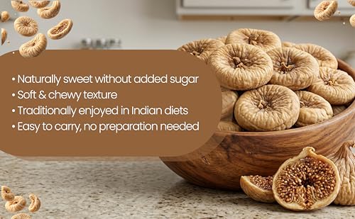 Image of Avogro Premium Anjeer 1KG | Soft, Juicy and Naturally Dried Figs Dry Fruit | No Added Sugar, Healthy Snack Rich Source Of Fiber, Low in Fat | Jar Pack Of 1