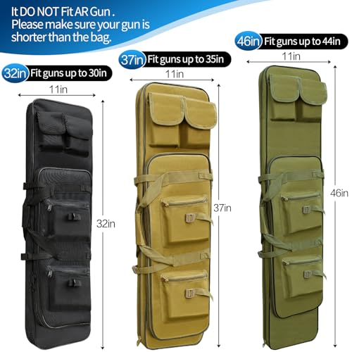 Rifle Bag, Tactical Long Rifle Backpack, Portable Shotgun Case for Firearm Storage and Transportation, Suitable for Outdoor Hunting Shooting