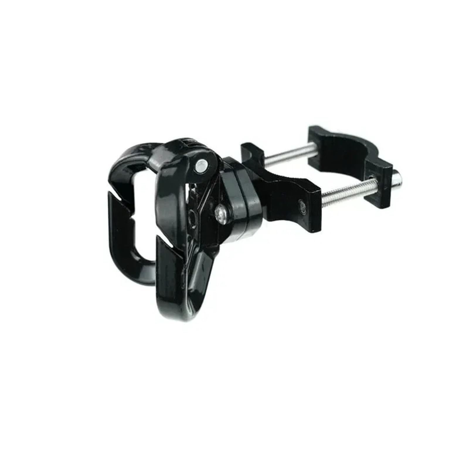 Gancio for borsa da appendere for monopattino elettrico adatto for NINEBOT MAX G30 Gancio for gancio for gadget E-bike Attacco gancio anteriore per monopattino elettrico(Double hook Black)