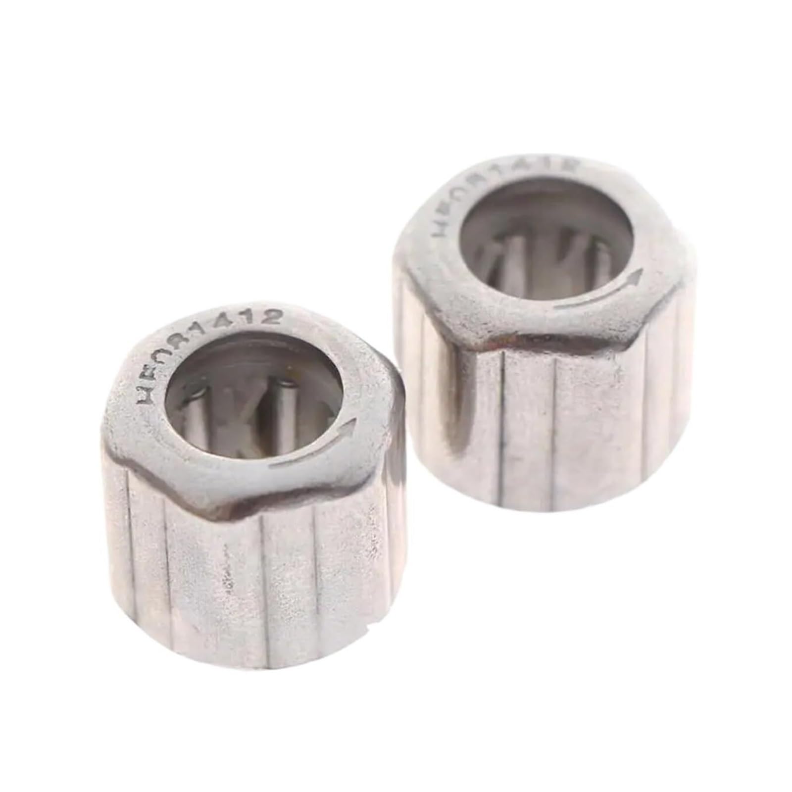 Roulement, 2 pièces de roulements HF081412, bague extérieure octogonale/Hexagonale externe/Surface lisse/roulements à aiguilles unidirectionnels moletés externes(D type)