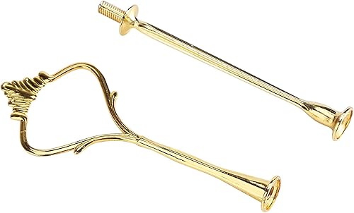 Miniatura 3 de Soporte de placa de pastel de varios niveles para bandeja de cupcakes para tartas, soporte de montaje de platos de frutas (corona de 2 niveles