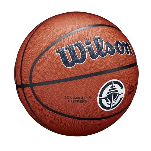 Wilson NBA Team Alliance Basketball – Los Angeles Clippers, Größe 17,8–74,9 cm – Ansicht 2