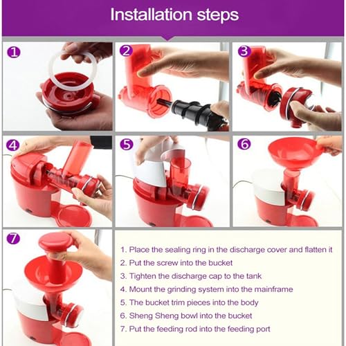 LTdlhFk Eiscreme-Maschine,Kinder Home Soft Serve Eiscreme-Maschine,DIY Hausgemachte Milchshake-Maschine,Mini Slush-Maschine,Strand Küche,Purple – Bild 6