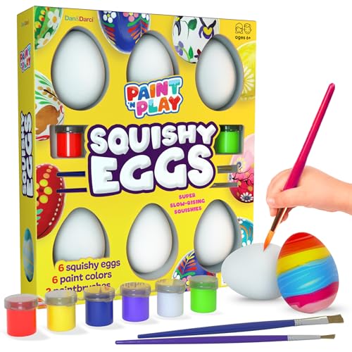 Easter Egg Squishy Painting Kit - Arts & Crafts for Girls and Boy...