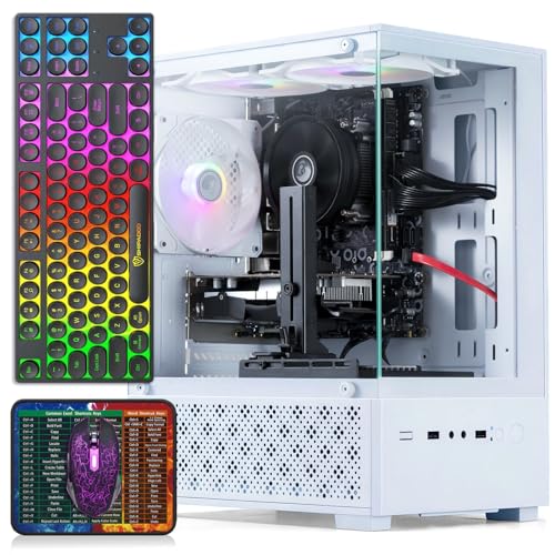 Image of Prebuilt Gaming PC Desktop,Core i7 Tower Computer,GTX1050 Ti,Win11