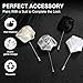 M METERXITY 24-Pack Flower Lapel Pins for Men, Rose Boutonnieres Pin Groom Boutonnieres for Wedding/Dance/Party, Men Lapel Pins for Suits Satin Flower Corsage [Beige]