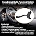 X AUTOHAUX Car Windscreen Windshield Wiper Switch Turn Signal Dimmer Multifunction Combination Switch F3TZ13K359B F8TZ13K359AB for Ford F-350 1992-1997