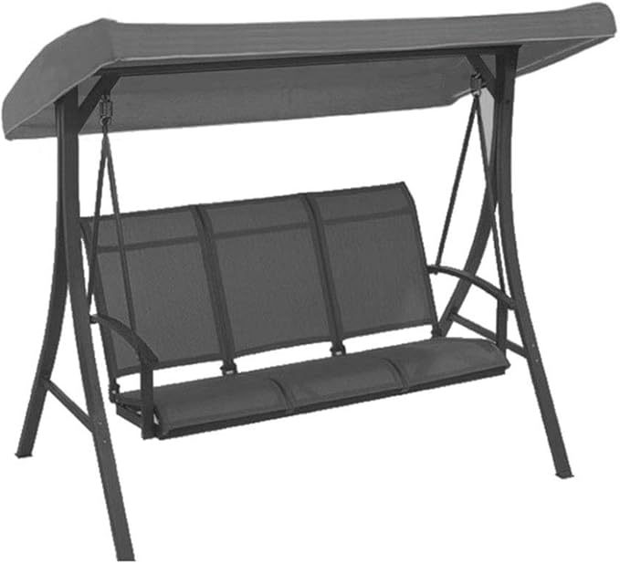 Swing Canopy Replacement, 2Seater Swing Canopy Cover for Garden Swing