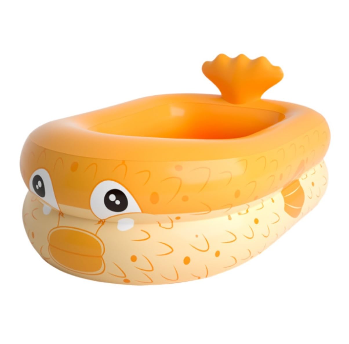 Piscinette Piscina Gonfiabile per Bambini Swim Center Pools Adulti Famiglia Indoor Outdoor Garden Grande(Yellow,140 * 120 * 35cm)
