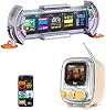 Divoom Times Gate y Tiivoo-2, Reloj Digital Cyberpunk para Setup Gaming con Control por App Inteligente y Mini TV Altavoz Retro Bluetooth, Decoración Bonita para Dormitorio, Escritorio de Noche 2