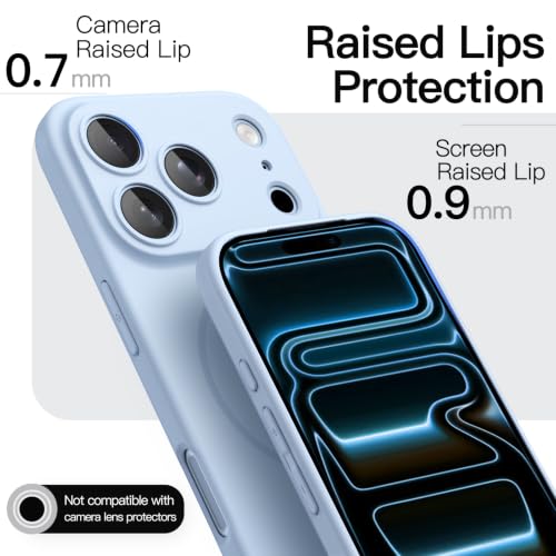 Image of JETech Magnetic Slim Cover Case for iPhone New Pro Max, Light Blue