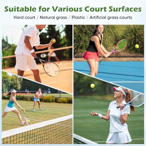Image of Treeroot 16 /30 /40 /60 /80 Pcs Tennis Balls, High Elasticity Tennis Balls Bulk, Comes with a Portable Mesh Bag, Tennis Ball for Dogs, Suitable for Beginner Training Ball, Durable & Bounce