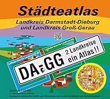  Städteatlas Landkreis Darmstadt-Dieburg und Landkreis Groß-Gerau: DA-GG. 2 Landkreise ein Atlas. 1:13000