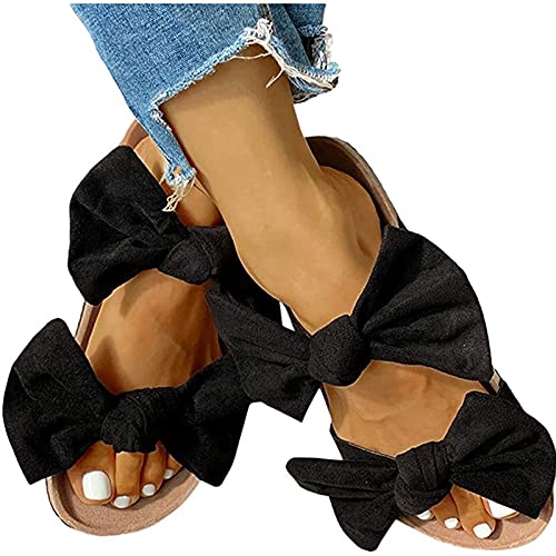 beiousalie Home Slippers Women Breathable Anti-Slip Flip Flop Slippers Women Retro Large Size Sandals Dress Beach Shoes3