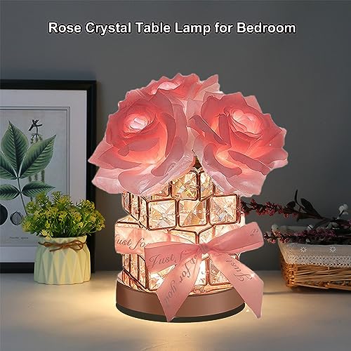Lhydaooq LY-SJ1 Rose Crystal Table Lamp thumb #3