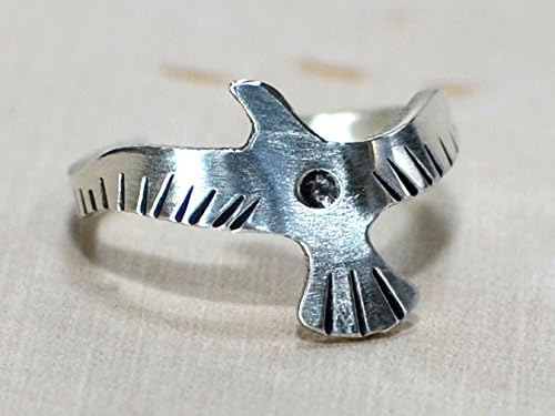 Flying Seagull Sterling Silver Toe Ring or Adjustable Finger Ring