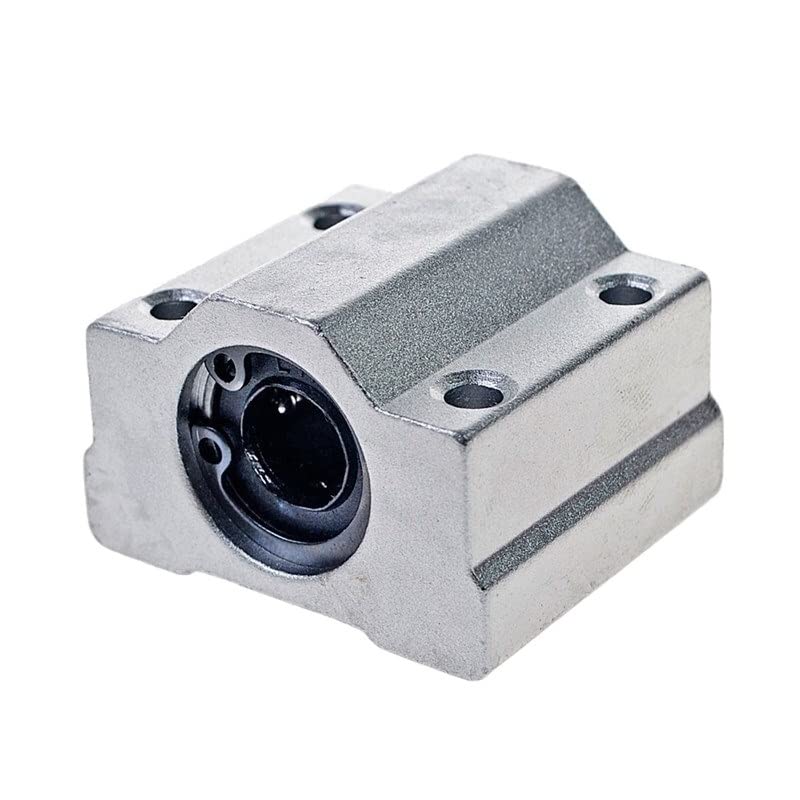 4 Pièces Bloc Linéaire SCS10UU + Roulements à Billes 10 Mm – Idéal CNC, Imprimante 3D, Axes Linéaires Précision