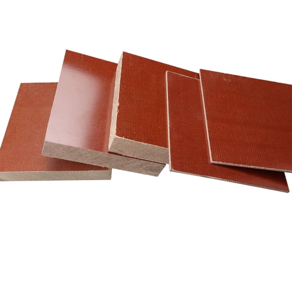 Gaohuaf One Color 1Pcs 1Mm 1.5Mm 2Mm 3Mm 4Mm 5Mm -12Mm Thick Phenolic Bakelite Sheet, 150Mm Composite Insulated Glulam Board, Electrical Wooden Fabric Plate(10 * 150 * 150Mm)