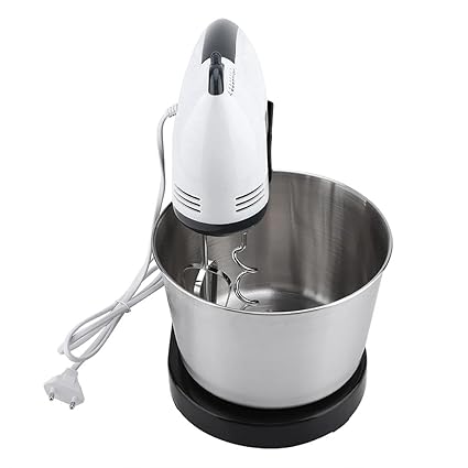 Electric Mixer, Handheld Mixer Egg Beater Machine Egg Whisk Machine Stand Mixer for Home for Kitchen for Dessert Shop for Restaurant(Black 230V)